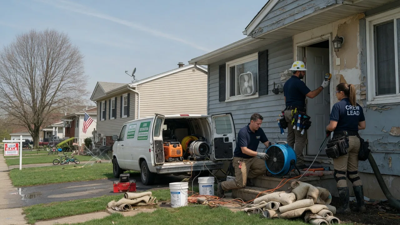 Flood Cleanup in Goodells, MI near me